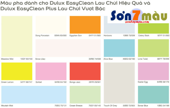 Từ bảng màu sơn Dulux online, bạn sẽ tìm thấy màu với các yếu tố sáng tạo mới nhất phù hợp với ngôi nhà của mình để tạo ra một không gian sống tươi sáng và đầy sức sống. Hãy tham khảo bảng màu để lựa chọn màu sơn tốt nhất và mang lại sự trải nghiệm tốt nhất cho ngôi nhà của bạn.